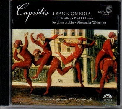Caprilio Tragicomedia - Instrumentale Muziek 17e Eeuw Italië, Ophalen of Verzenden, Barok, Zo goed als nieuw, Kamermuziek