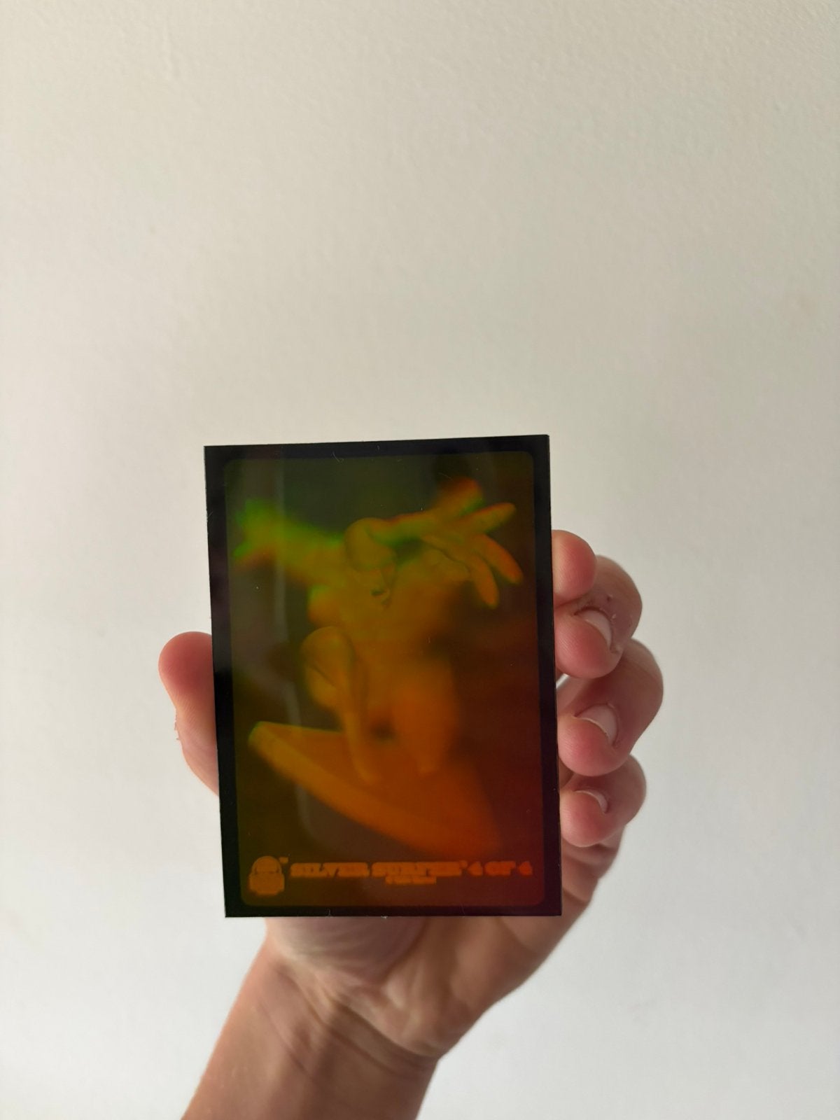 Marvel Universe 1994 Fleer-Silver Surfer Hologram(4 of 4) NM, Complete serie of reeks, Ophalen of Verzenden, Zo goed als nieuw