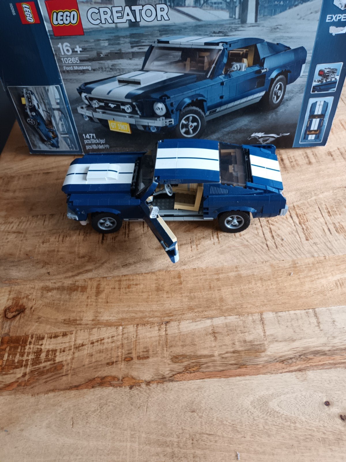 LEGO Creator Expert 10265 Ford Mustang - Zo goed als nieuw, Ophalen of Verzenden, Zo goed als nieuw, Overige merken