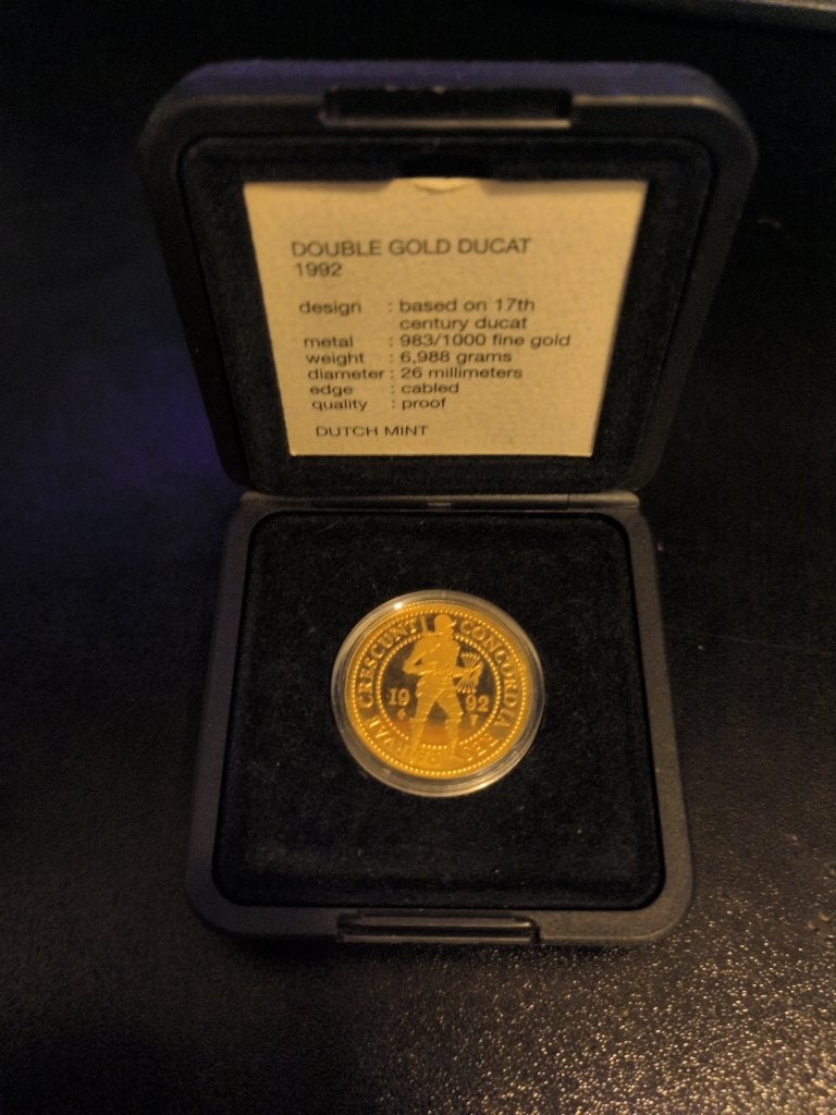 Gouden dubbele dukaat 1992, Postzegels en Munten, Munten | Nederland, Koningin Beatrix, Losse munt, Goud, Overige waardes