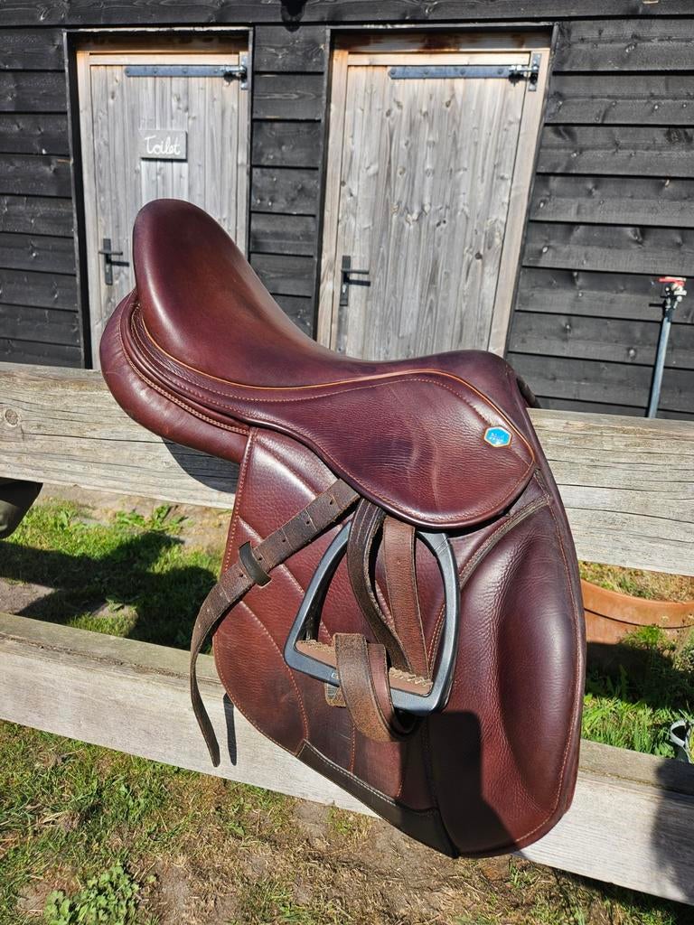 Springzadel Sella Vera 18" verwisselbaar kopijzer, Dieren en Toebehoren, Ophalen, Springen