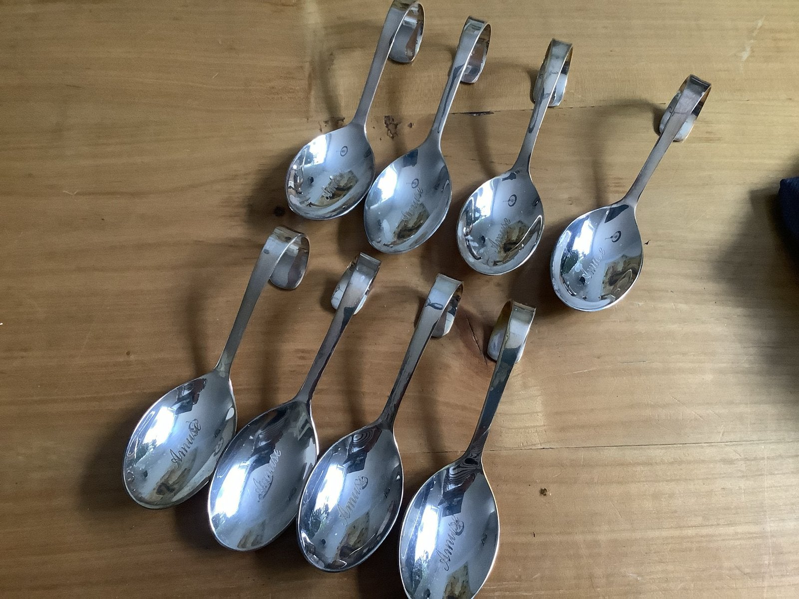 Set van 8 Rivièra Maison amuselepels, Overige typen, Rivièra Maison, Ophalen of Verzenden, Zo goed als nieuw