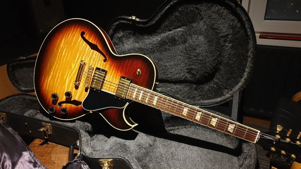 Te koop/ruil. Gibson es137 classic custom shop 2007., Ophalen, Gebruikt, Semi-solid body, Gibson
