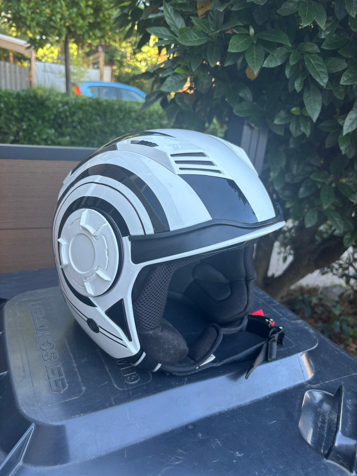 Scooter helm, Fietsen en Brommers, Brommerhelmen, Ophalen of Verzenden, Zo goed als nieuw