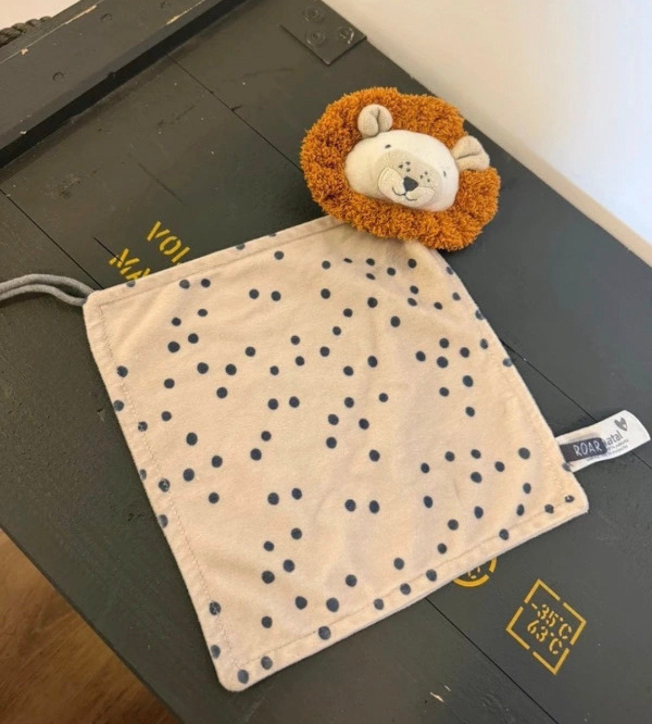 Prenatal knuffeldoekje leeuw, Ophalen of Verzenden, Zo goed als nieuw, Overige typen