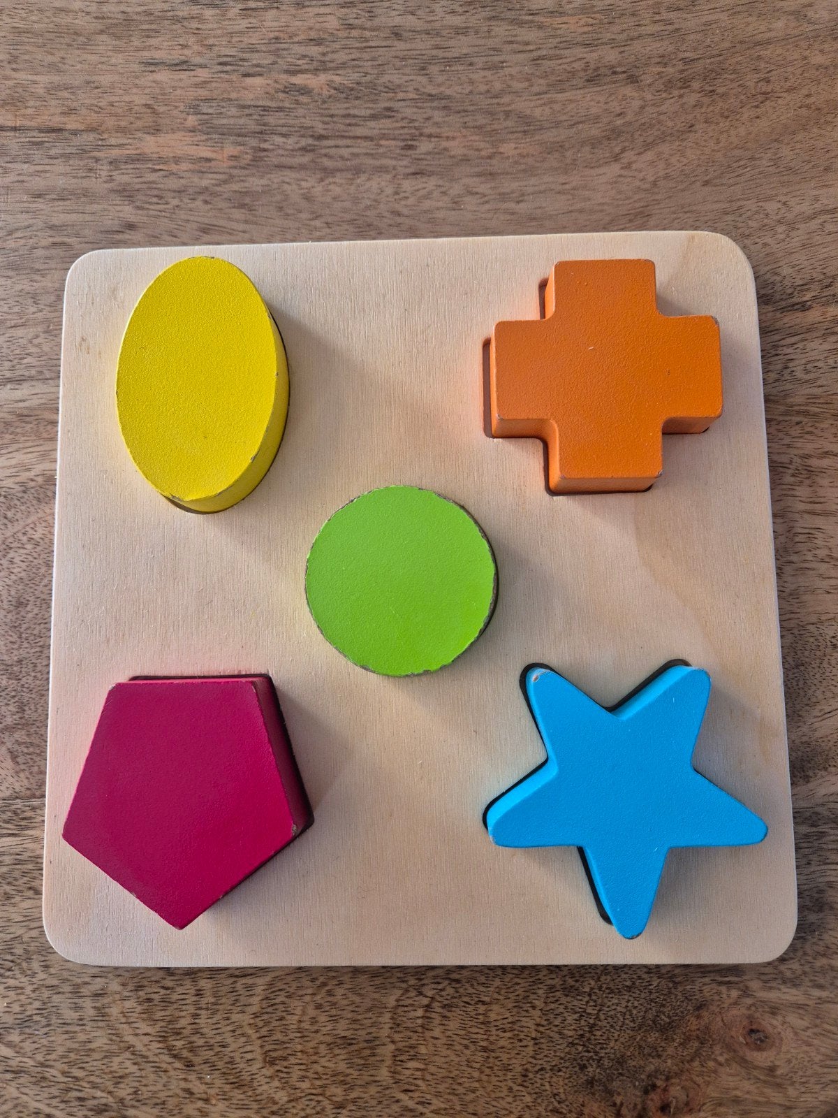 Houten dreumespuzzel van Hema, Kinderen en Baby's, Gebruikt, Ophalen of Verzenden, Van hout, Minder dan 10 stukjes