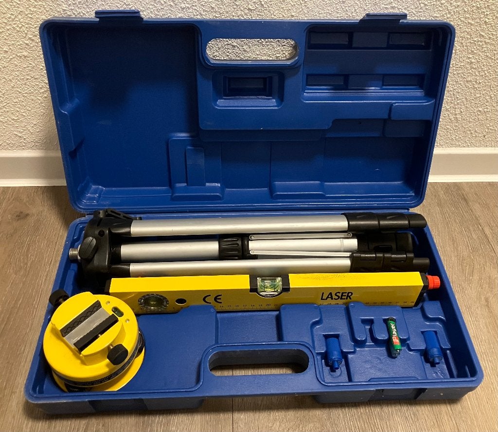 Powerfix Laser waterpas KH 4008, Doe-het-zelf en Verbouw, Meetapparatuur, Ophalen of Verzenden, Nieuw, Overige meters