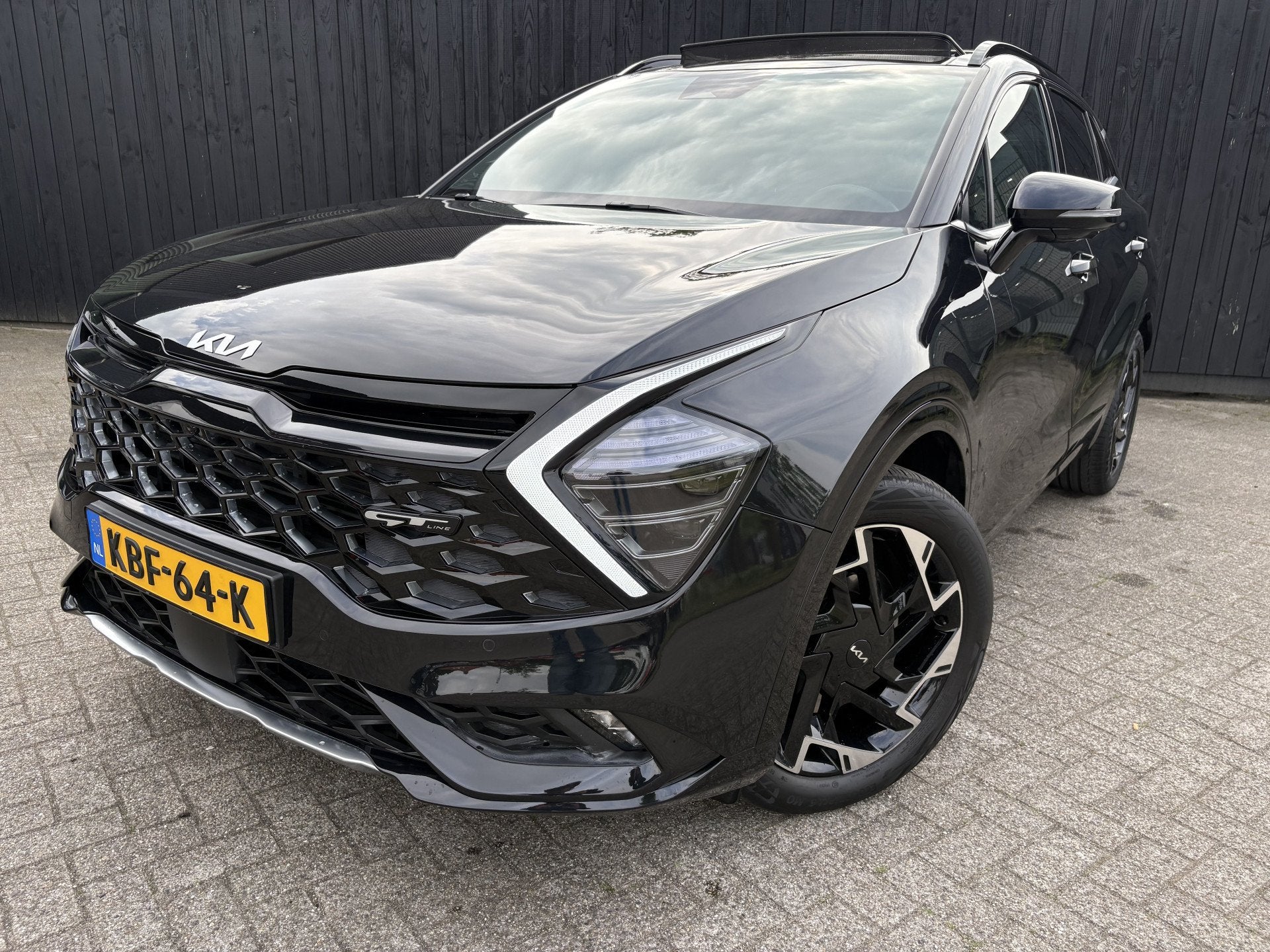 Kia Sportage 1.6 T-GDi MHEV GT-Line (bj 2024, automaat), Auto's, Gebruikt, 4 cilinders, Leder en Stof, Bedrijf