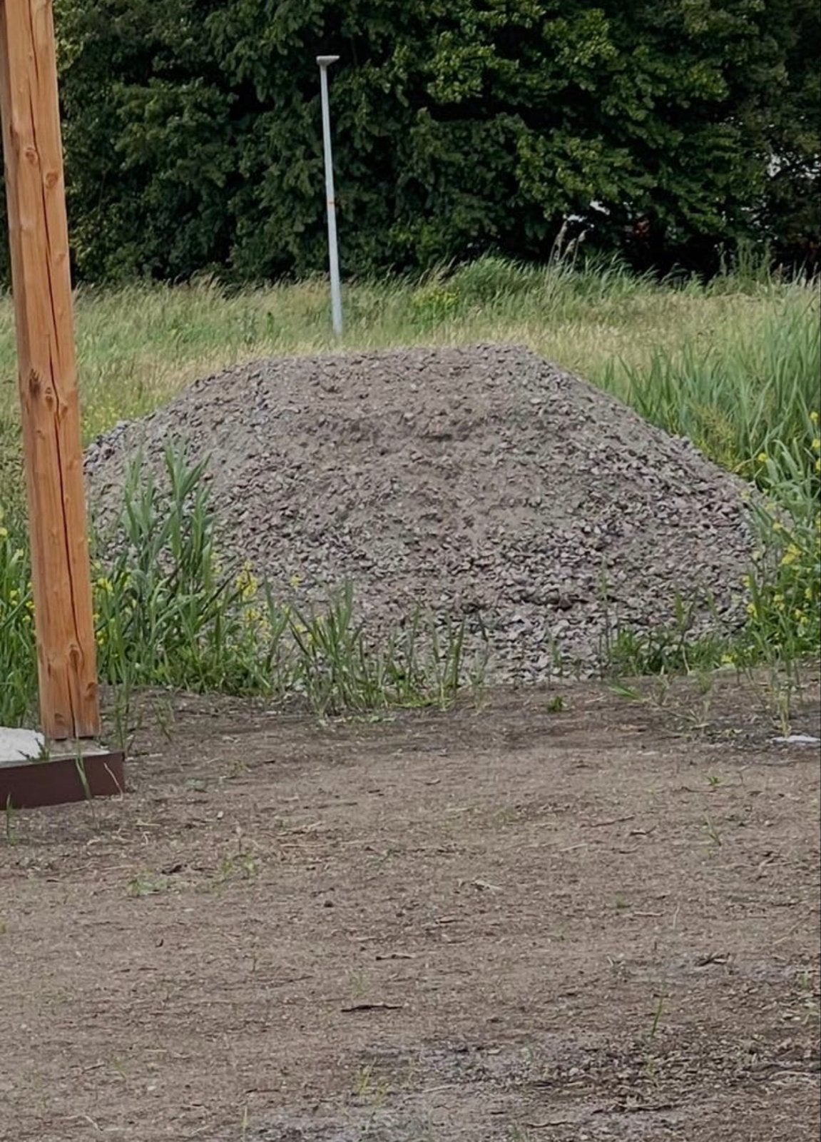 Gratis menggranulaat beschikbaar Almere HOUT, Tuin en Terras, Ophalen, Nieuw, Ophoogzand