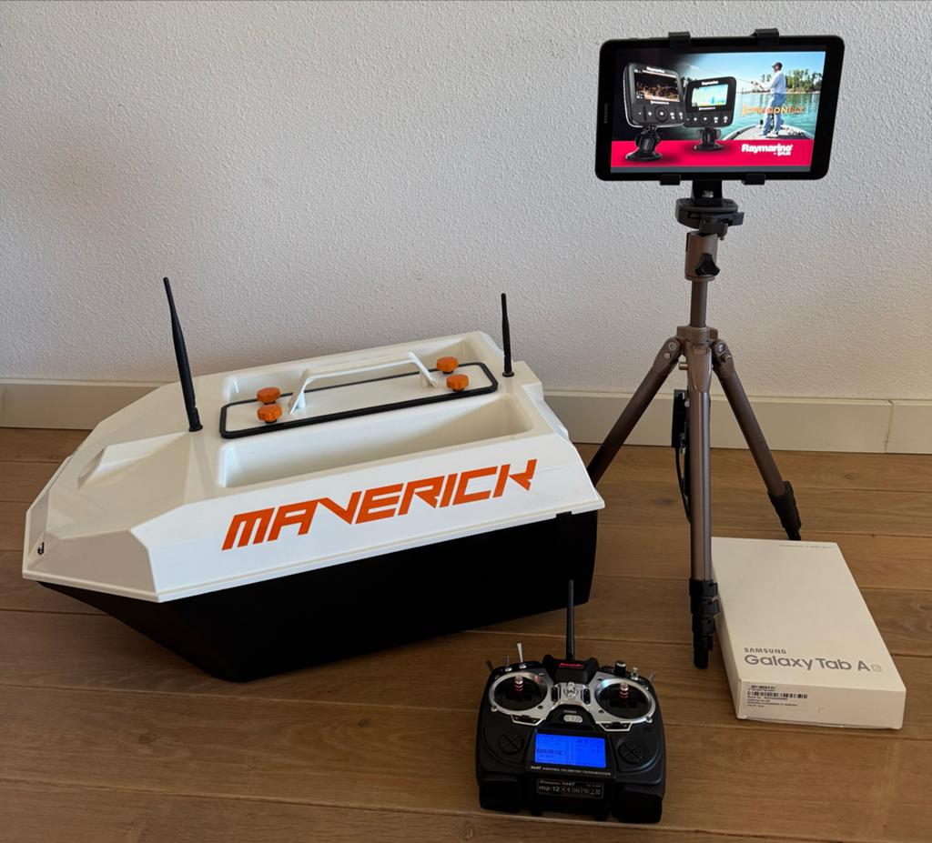 Navigator/maverick Raymarine Wifish/ GPS 1e eigenaar, Ophalen, Zo goed als nieuw, Complete set