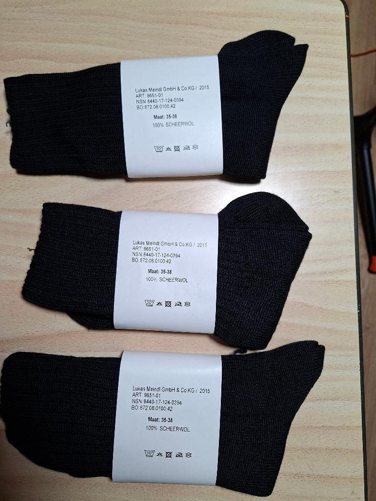 3 Paar Meindl Wandelsokken, maat 35-38, Sokken en Kniesokken, Meindl, Shoes@meindl.de, Zwart
