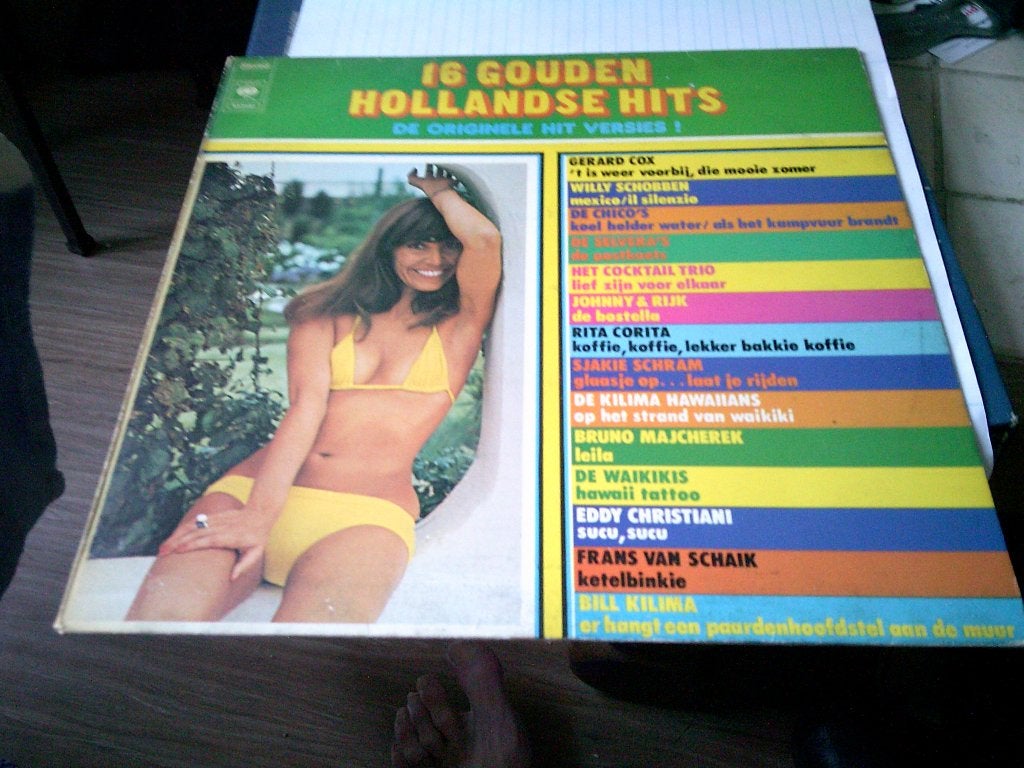 16 GOUDEN HOLLANDSE HITS  LP 16 GOUDEN HOLLANDSE HITS, Ophalen of Verzenden, Levenslied of Smartlap, Inclusief binnenhoes, 12 inch