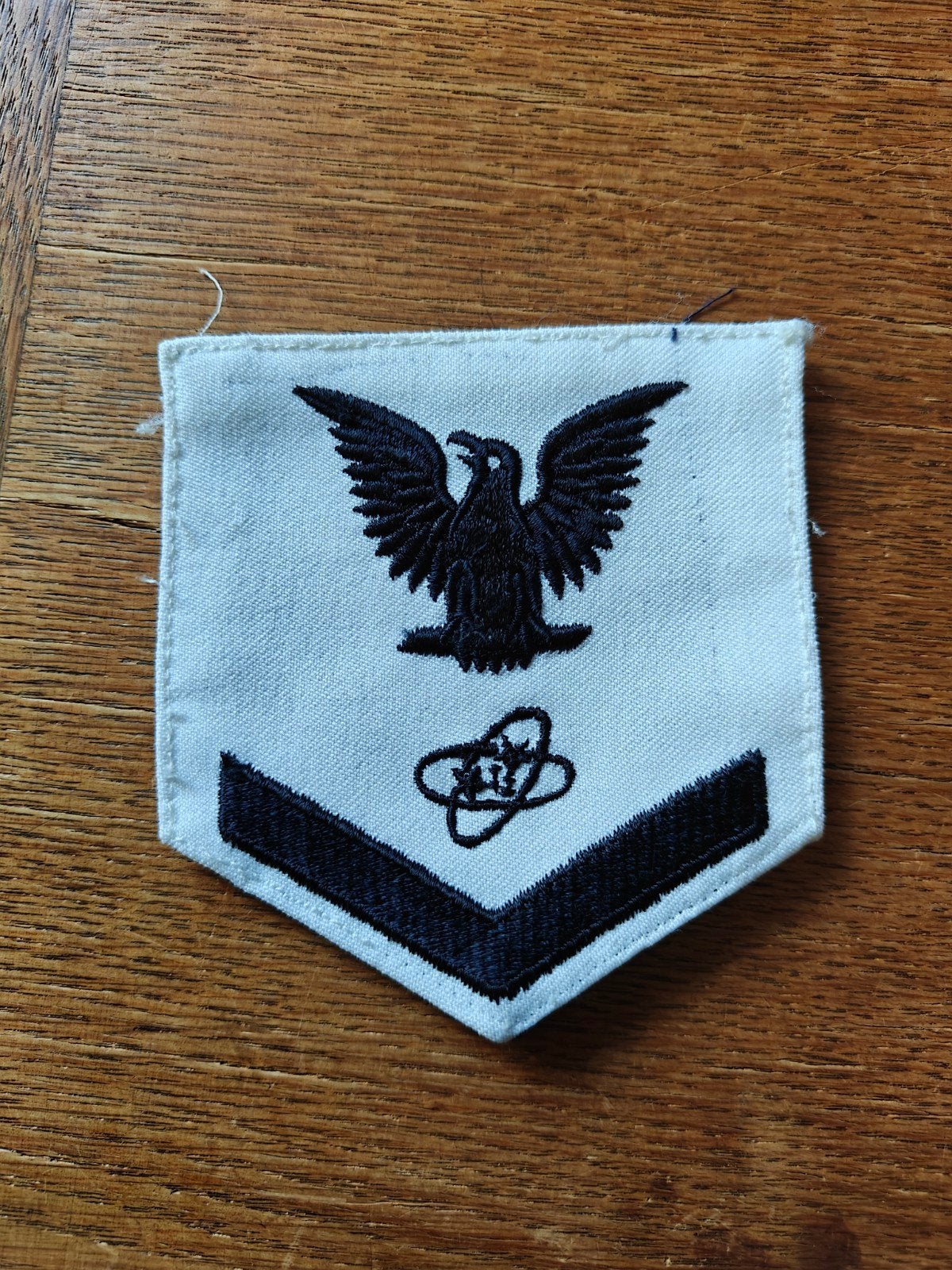 Navy rang patch wit 2, Ophalen of Verzenden