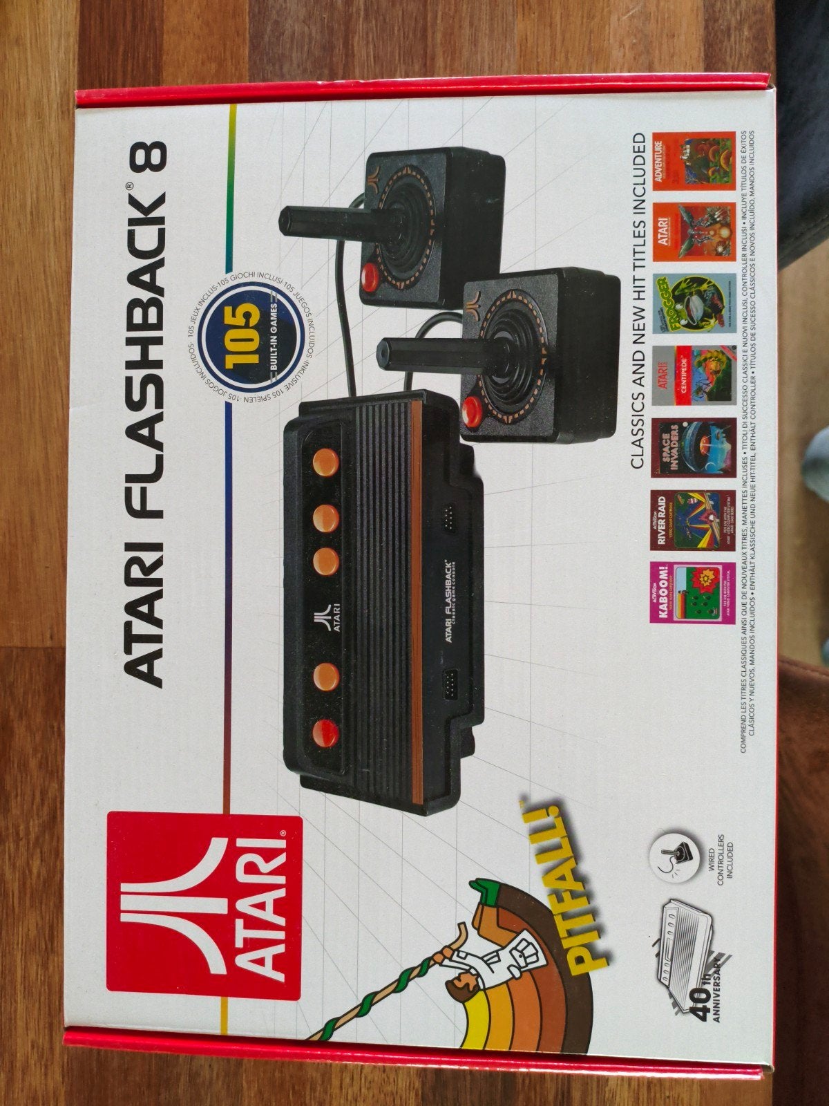Atari Flashback 8 met 105 ingebouwde games, Met games, Ophalen of Verzenden, Zo goed als nieuw, Met 2 controllers
