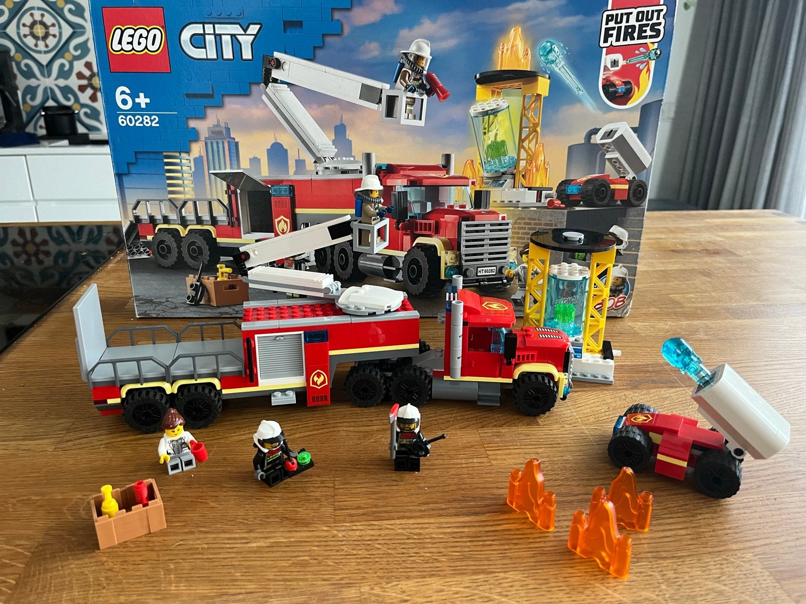LEGO City 60282 Brandweer Commandowagen, Ophalen of Verzenden, Zo goed als nieuw