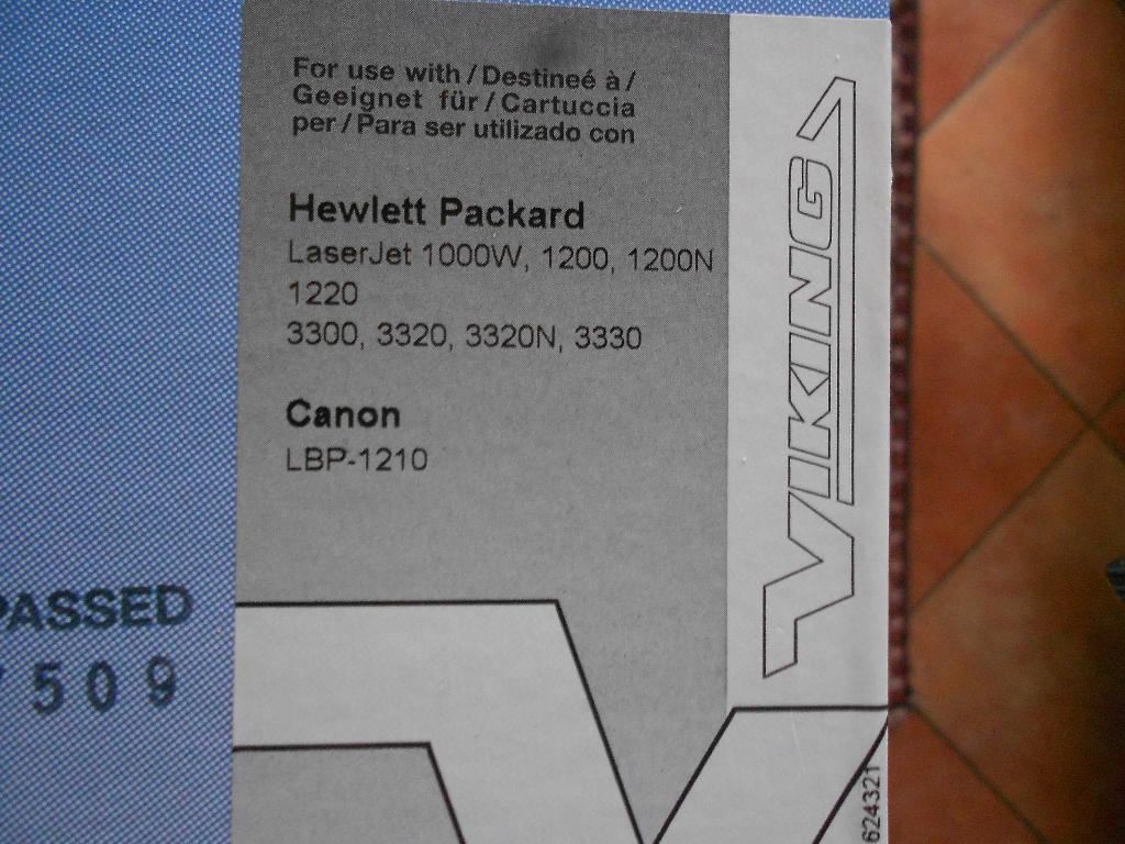 Cartridge type Hewlett Packard Canon Laser Jet, Ophalen of Verzenden, Nieuw, Cartridge, Huismerk