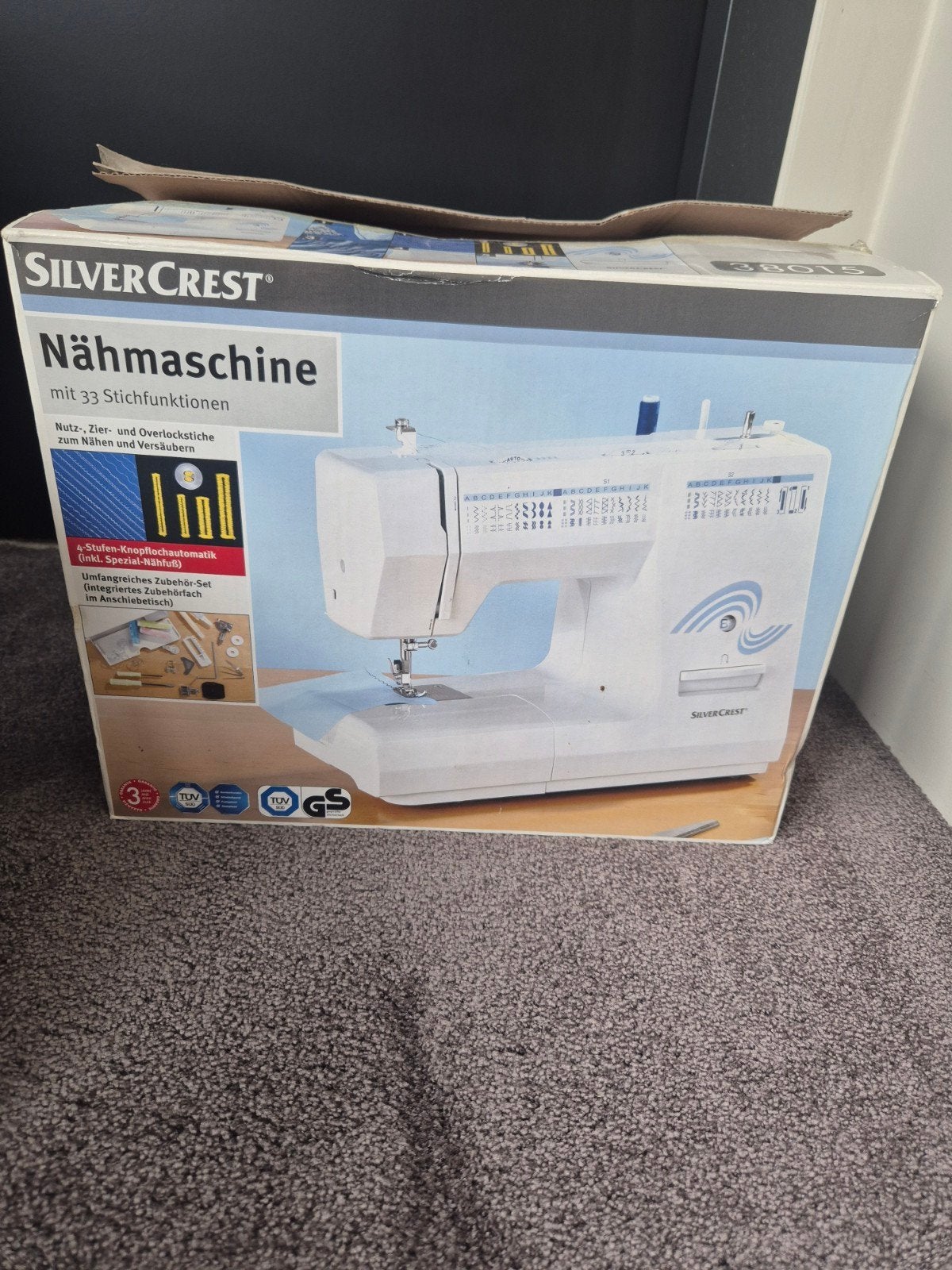 naaimachine Silvercrest, Ophalen, Zo goed als nieuw, Naaimachine, Overige merken
