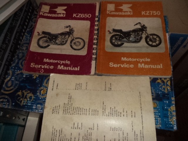3 boeken van kawasaki kz1000-750-650, Ophalen of Verzenden, Kawasaki