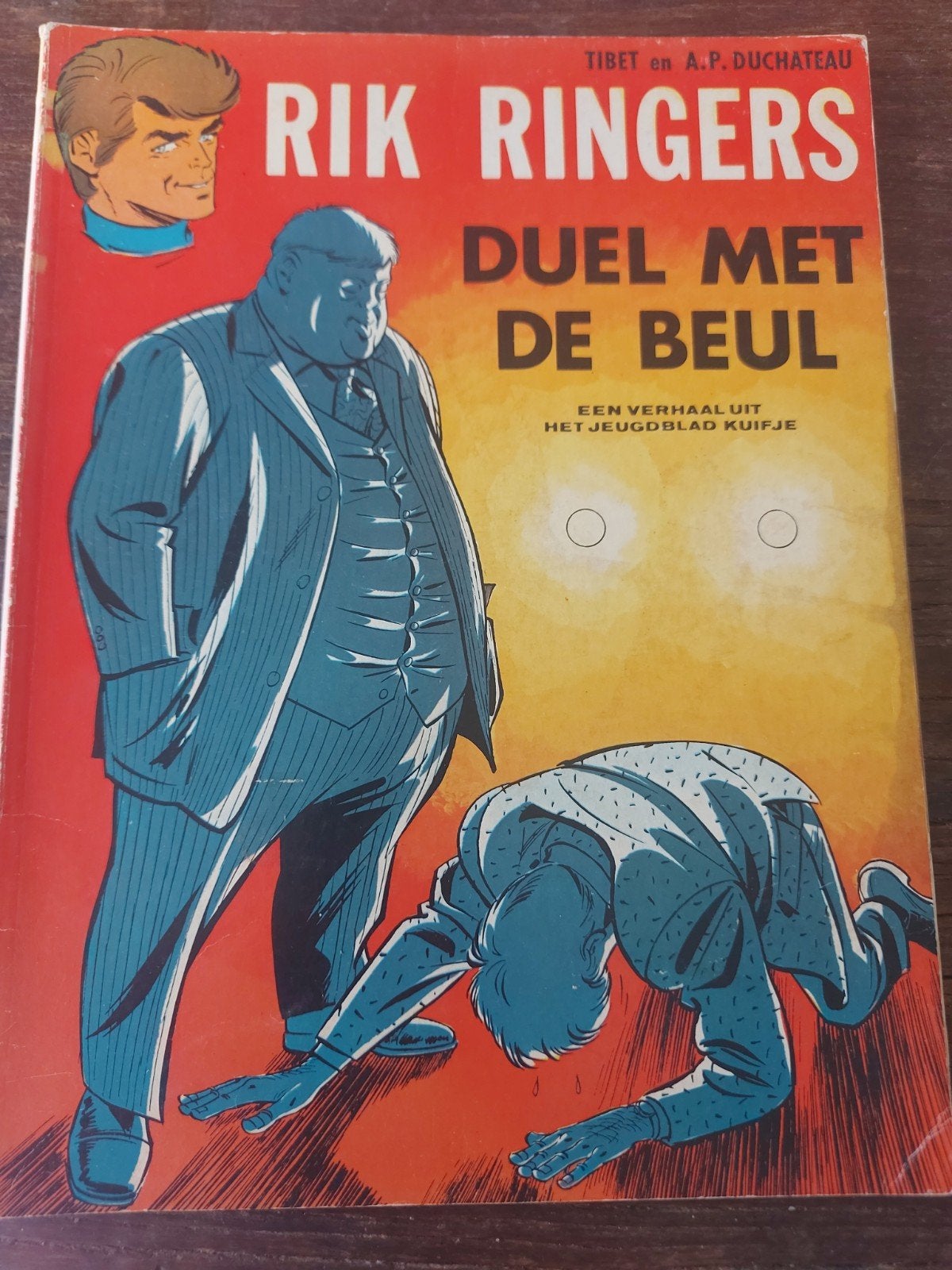 Rik Ringers duel met de beul 1972, Gelezen, Eén stripboek, Ophalen of Verzenden, Tibet en A.P. Duchateau