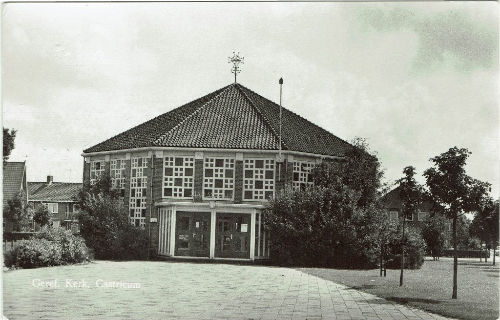 Castricum – Geref. Kerk. Gelopen Amsterdam 1973 Tekst., Ophalen of Verzenden, 1960 tot 1980, Gelopen, Noord-Holland