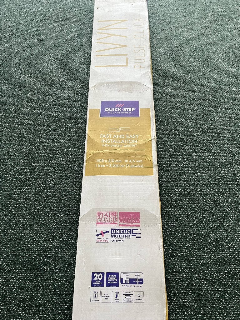 PVC vloer, Kunststof, Zo goed als nieuw, 10 m² of meer, 10 tot 30 cm