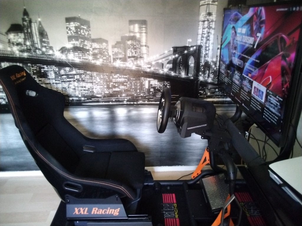 Complete simracing setup -trustmaster T-GT2, Ophalen, Zo goed als nieuw, Playseat of Racestoel, PlayStation 4