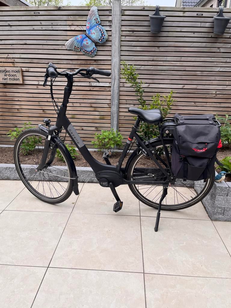 Zwarte Gazelle Paris C7 + HMB e-bike, z.g.a.n., Ophalen, Zo goed als nieuw, Gazelle
