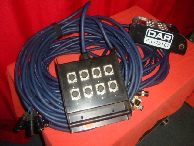 Gebruikt: Dap multi / stage kabel 8 XLR in, 15 meter lang., Mteurope@outlook.com, DAP, MTE, Gebruikt