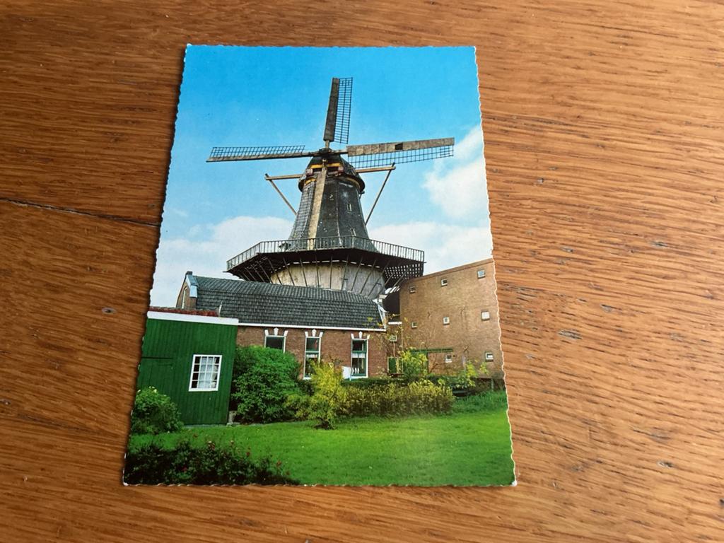 m163 Alphen aan den Rijn molen, Verzamelen, Ansichtkaarten | Nederland, Ophalen of Verzenden, Voor 1920, Zuid-Holland