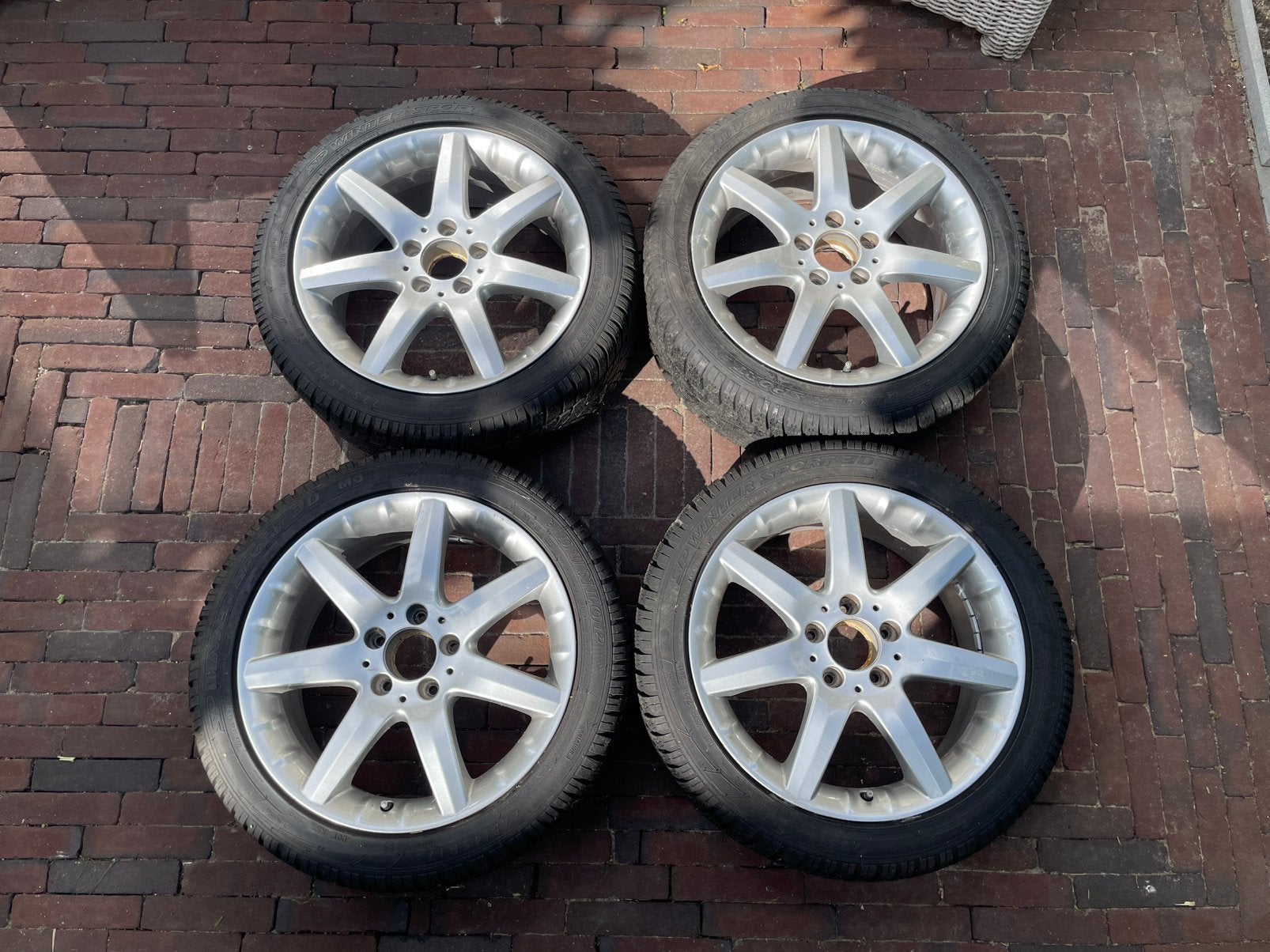 Mercedes-Benz originele SLK / C-klasse / winterset 225/45/17, Auto-onderdelen, Banden en Velgen, Ophalen, Banden en Velgen, 17 inch