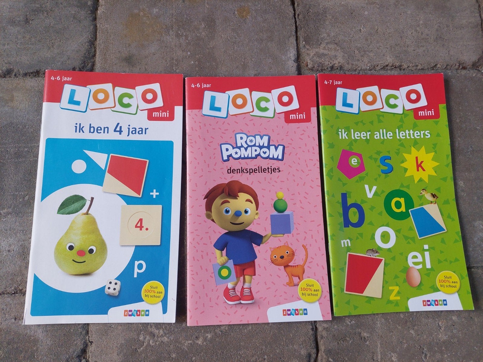 Loco Mini Boekjes - Ik leer alle letters, Ik ben 4 jaar, Ophalen of Verzenden, Zo goed als nieuw, Taal en Lezen