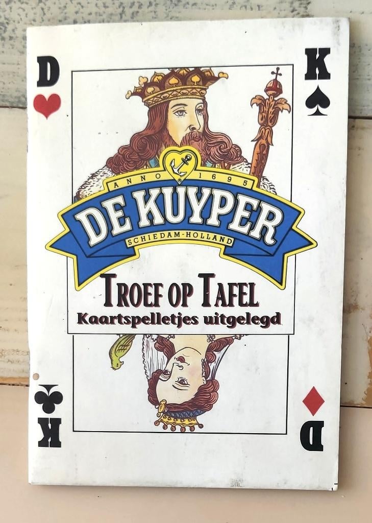 De Kuyper Schiedam reclame Troef op tafel, Ophalen of Verzenden, Zo goed als nieuw, Gebruiksvoorwerp