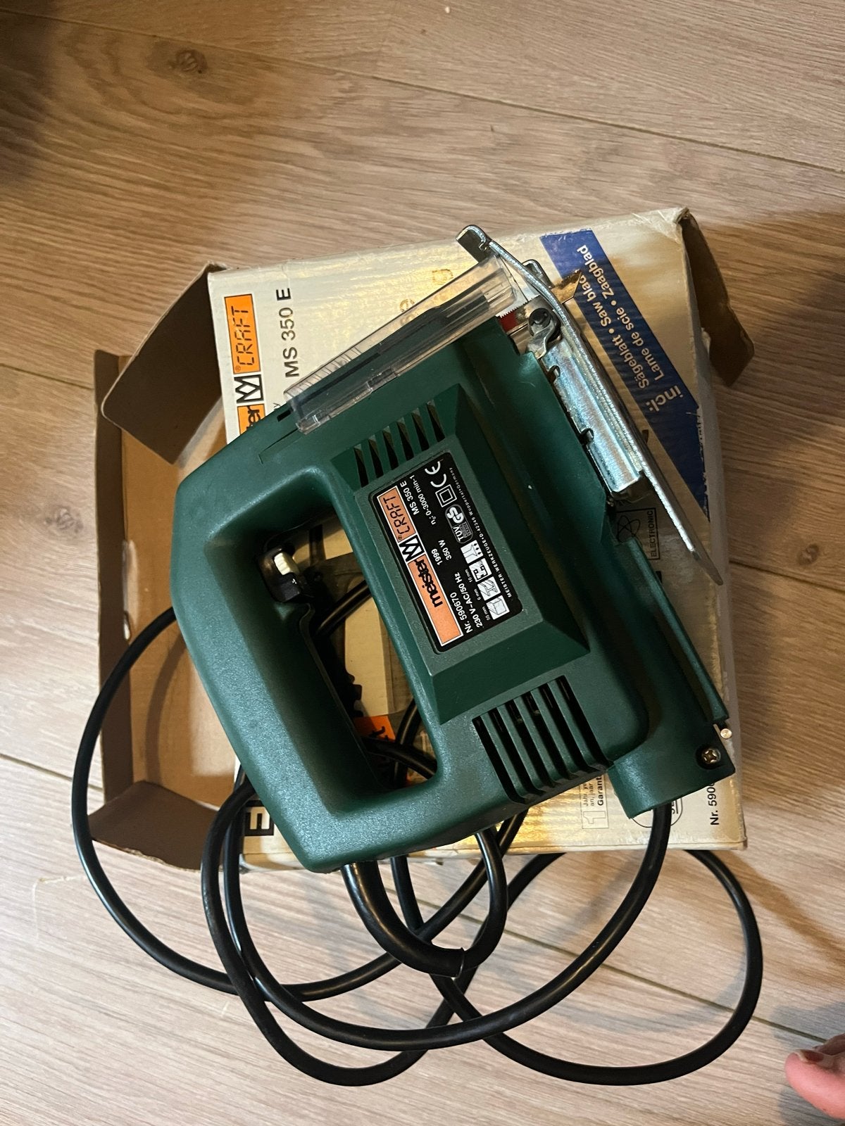 Meister Craft Decoupeerzaag MS 350 E - Inclusief Handleiding, Doe-het-zelf en Verbouw, Ophalen, Minder dan 30 mm, Gebruikt, Decoupeerzaag