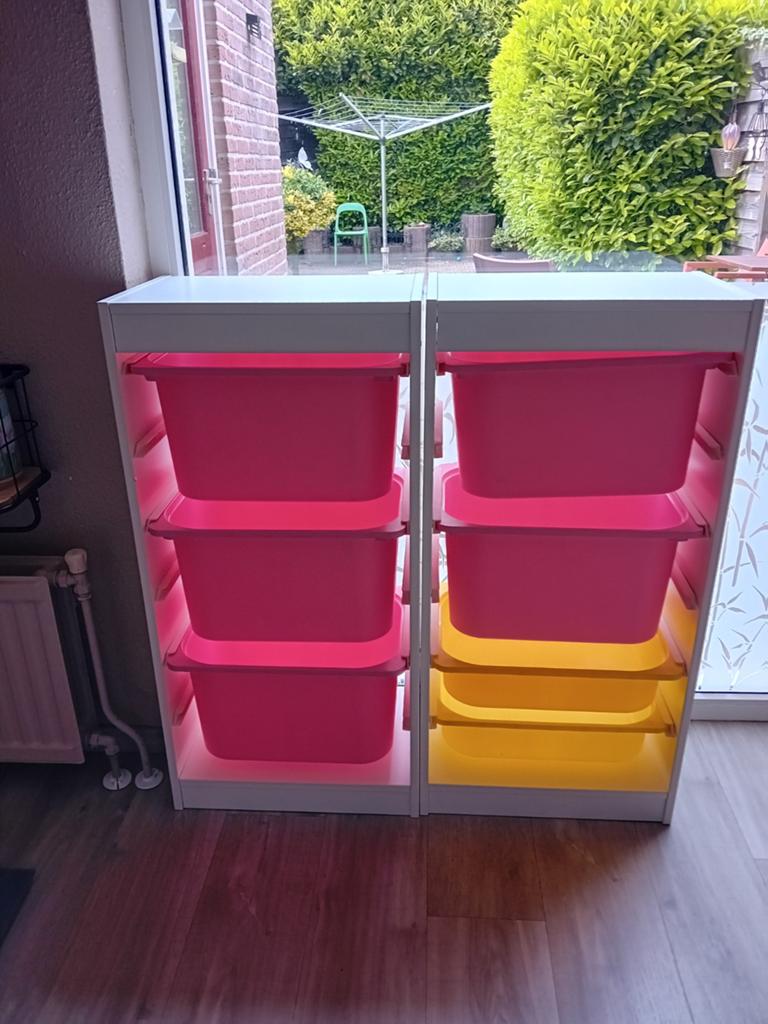 2x zgan ikea trofast kast incl bakken doe een goed bod, Ophalen of Verzenden, Zo goed als nieuw, 25 tot 50 cm, Minder dan 100 cm