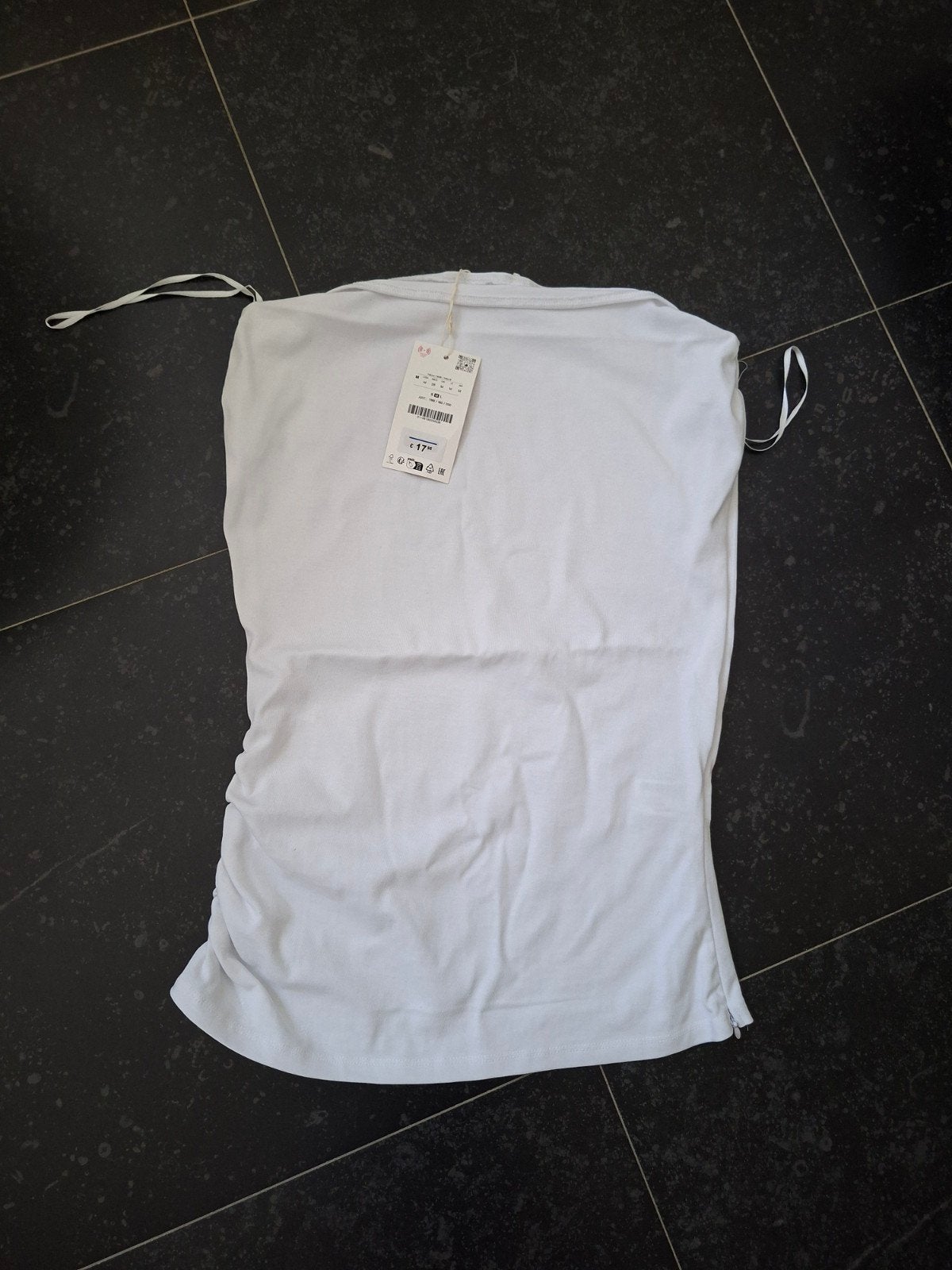 Zara nieuwe witte strapless top - Maat M, Maat 38/40 (M), Wit, Nieuw, Ophalen of Verzenden