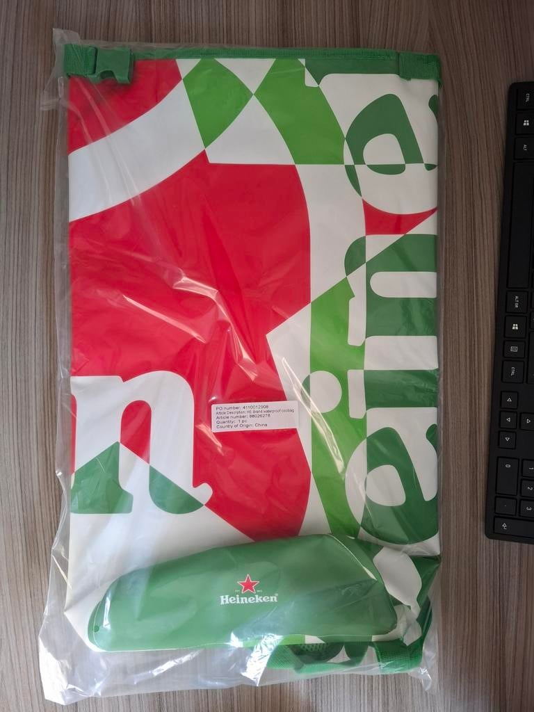 Heineken rugtas, Verzamelen, Biermerken, Ophalen of Verzenden, Nieuw, Overige typen, Heineken