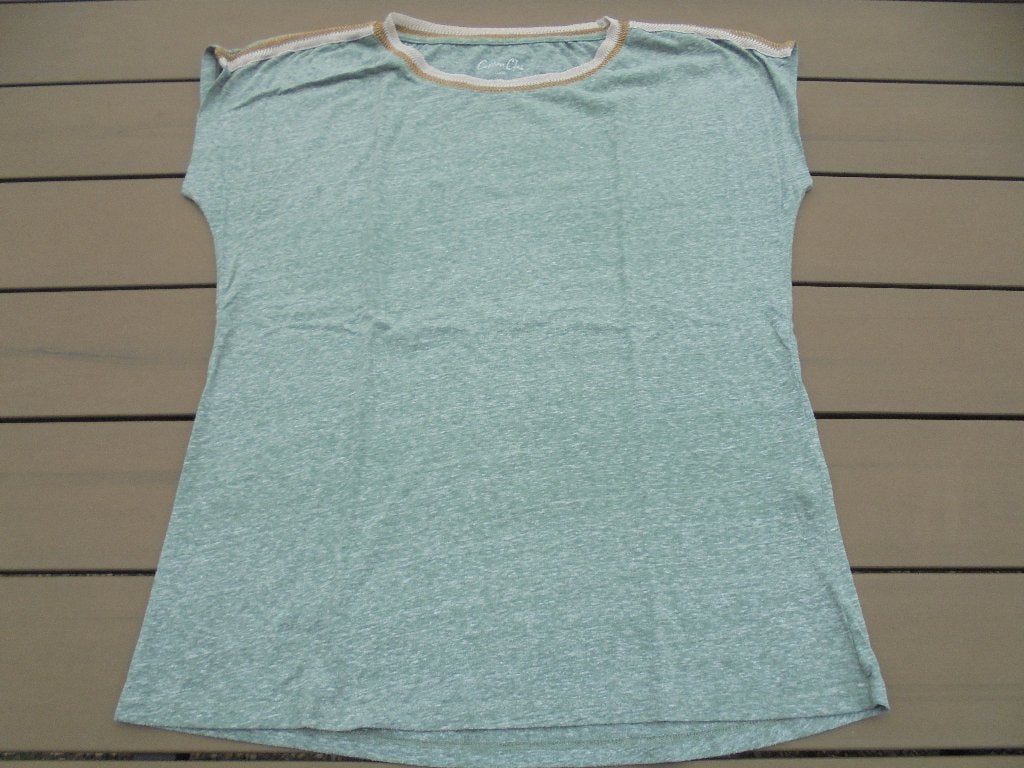 N65 Mintgroen shirt Cotton Club maat L, Maat 42/44 (L), Ophalen of Verzenden, Korte mouw, Cotton Club