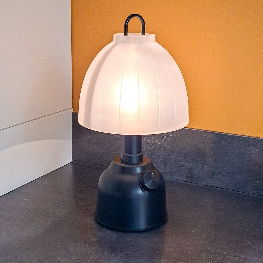 Philips draagbare binnen/buiten lamp NGN 155P + gloeilampje, Caravans en Kamperen, Ophalen of Verzenden, Zo goed als nieuw