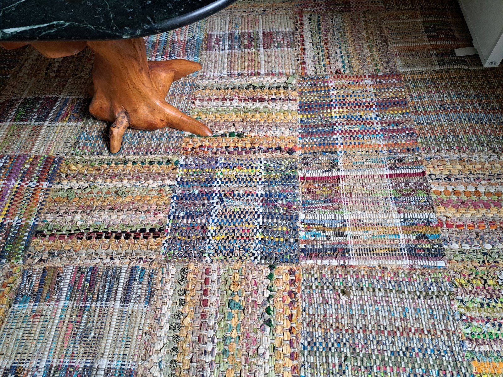 Kleurrijk Vloerkleed 2.30-1.70m, Gebruikt, 200 cm of meer, Ophalen of Verzenden, Rechthoekig