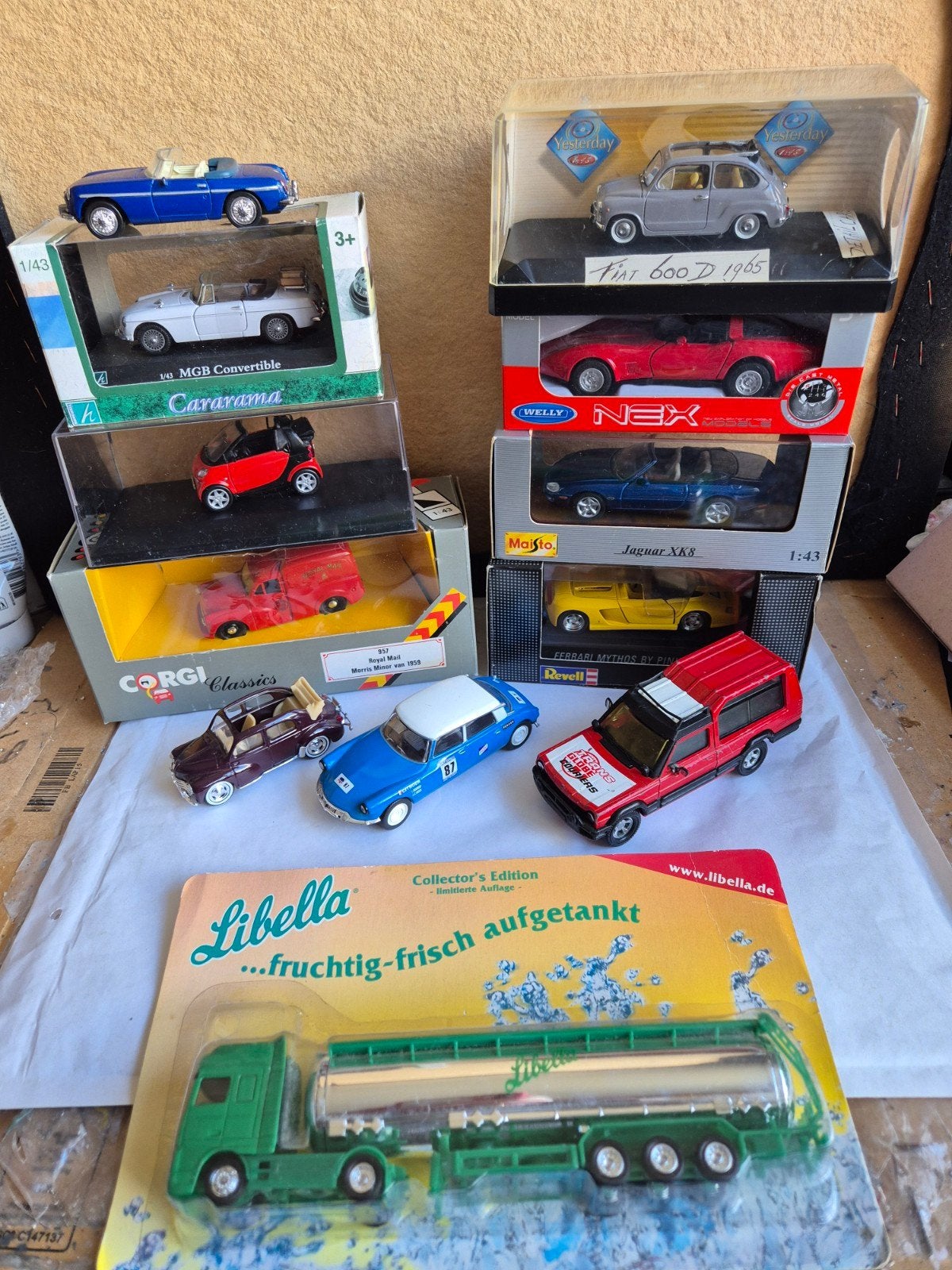 Partij/Konvolut 12x Modelauto's, Hobby en Vrije tijd, Ophalen of Verzenden, Gebruikt, Auto, Overige merken
