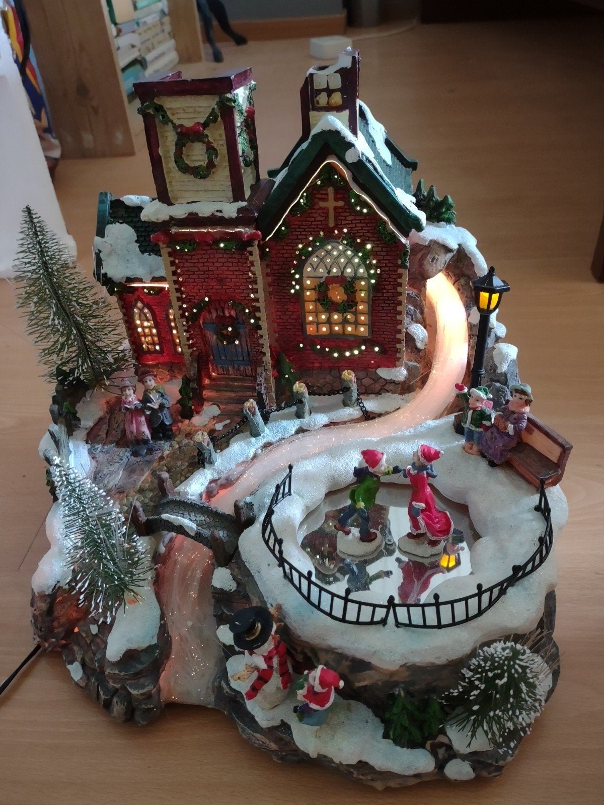 Kerstdorp, Ophalen