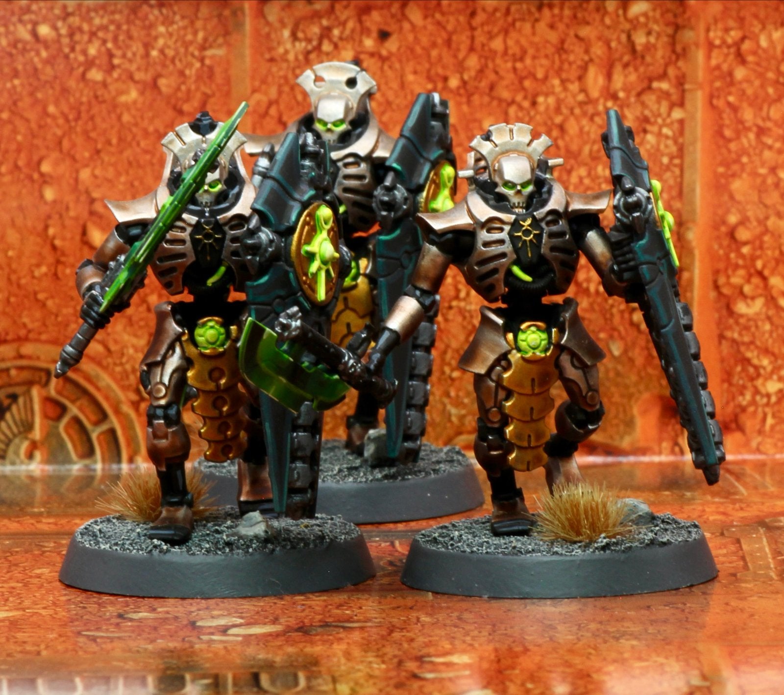 Warhammer 40K Necrons lychguard unit, Ophalen of Verzenden, Gebruikt, Figuur of Figuren