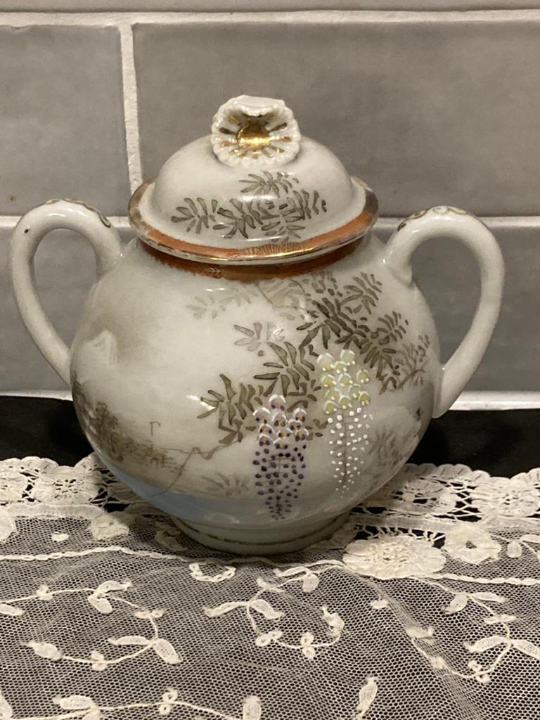 Vintage Japans suikerpotje Eades (180724), Huis en Inrichting, Keuken | Servies, Ophalen of Verzenden, Overige stijlen, Overige typen
