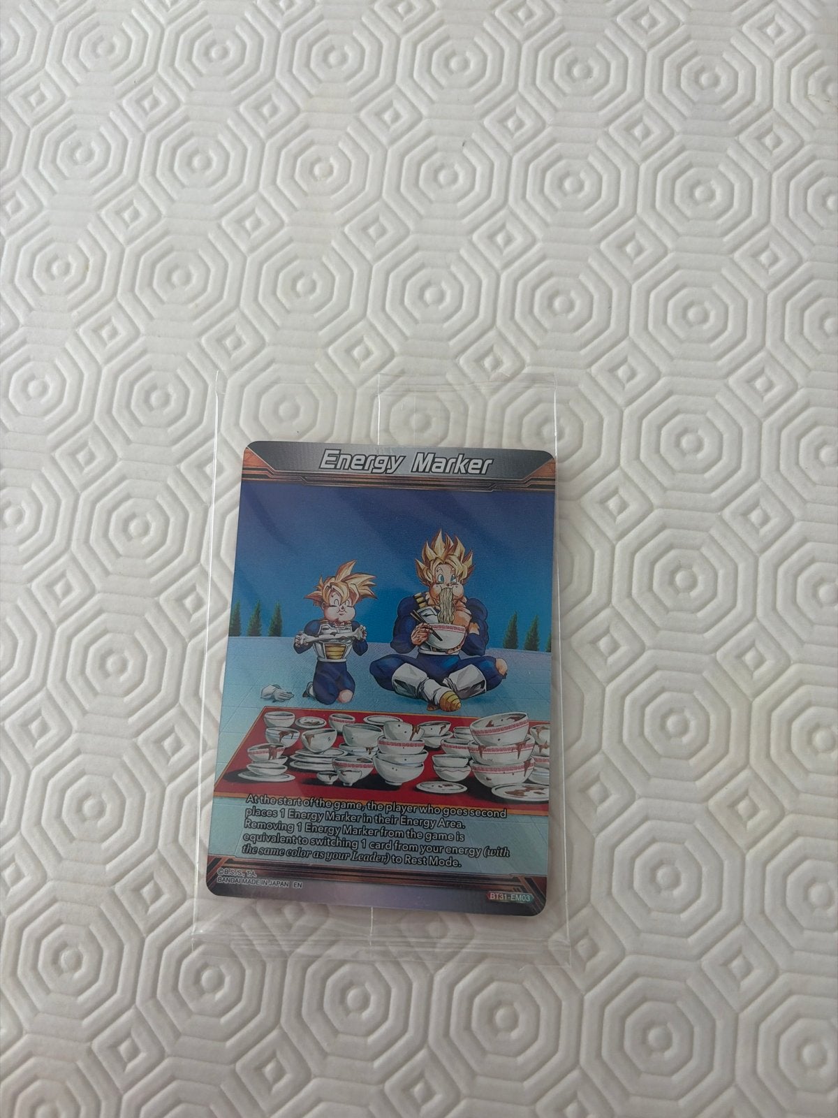 Dragon Ball Super Card Game Energy Marker (Son Goku & Son Go, Ophalen of Verzenden, Zo goed als nieuw, Losse kaart