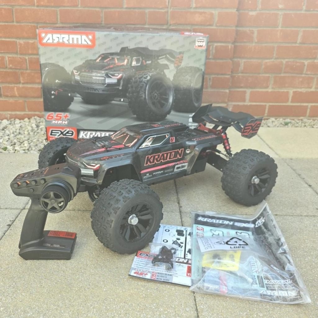 ARRMA KRATON XL 6S EXB V2 18 4WD Monstertruck Carbon, Ophalen of Verzenden, Nieuw, Auto offroad