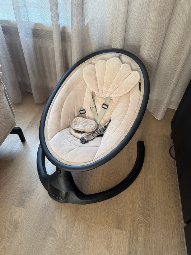 Baby Wipstoel Elektrisch Beige, Kinderen en Baby's, Wipstoeltjes, Ophalen of Verzenden, Zo goed als nieuw, Verstelbaar