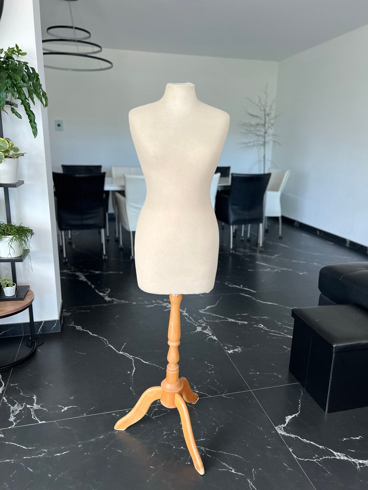 Mannequin Torso met Houten Standaard. Paspop, Ophalen, Gebruikt, Overige typen