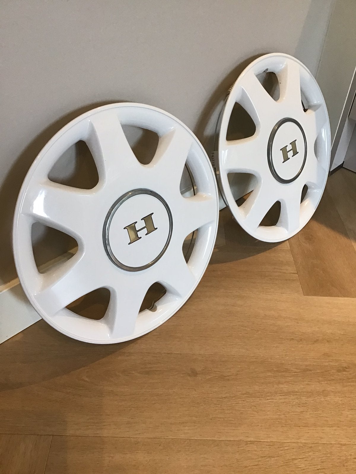 Hobby caravan wieldoppen 15 inch orgineel ZGAN, Caravans en Kamperen, Ophalen of Verzenden, Zo goed als nieuw
