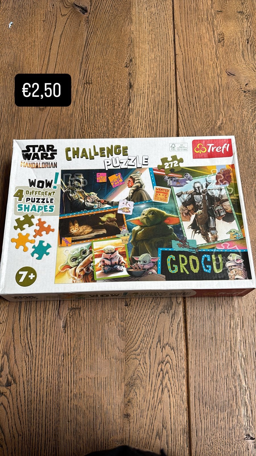 Leuke Star Wars Mandalorian Challenge Puzzle van Trefl!, Verzamelen, ., Ophalen of Verzenden, Zo goed als nieuw, .