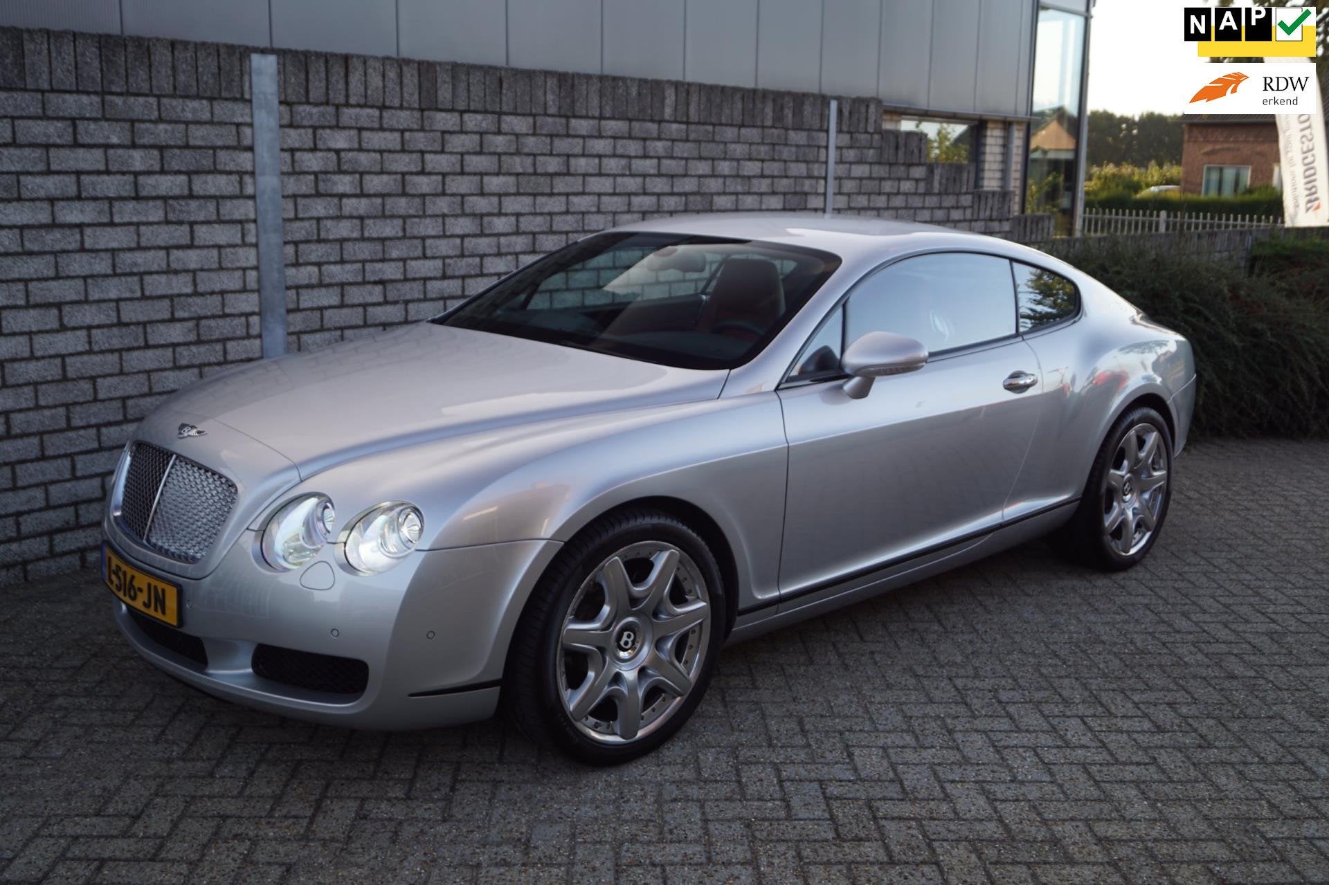 Bentley Continental GT 6.0 W12 Coupe Autom Leder Sportst Sto, Auto's, Bentley, Automaat, Gebruikt, Traction-control, 12 cilinders
